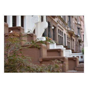 Cartão Upper West Side Brownstones Nova Iorque NYC