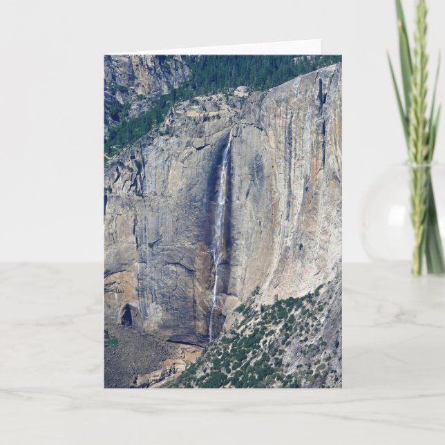 Cartão Upper Yosemite Falls, Parque Nacional de Yosemite, (Frente)