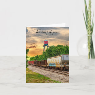 Cartão Urban Steam Punk Sunset Thinking Of You Card