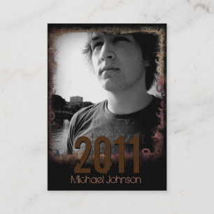 Cartão urbano do anúncio da graduação do Grunge