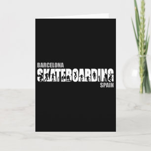 Cartão Urn Skateboarder Rcelona Skate 1