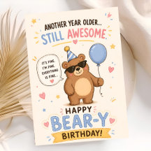 Ursa de Aniversário Selvagem