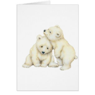 Cartão Urso Cubs polar