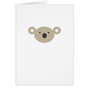 Cartão Urso de Koala
