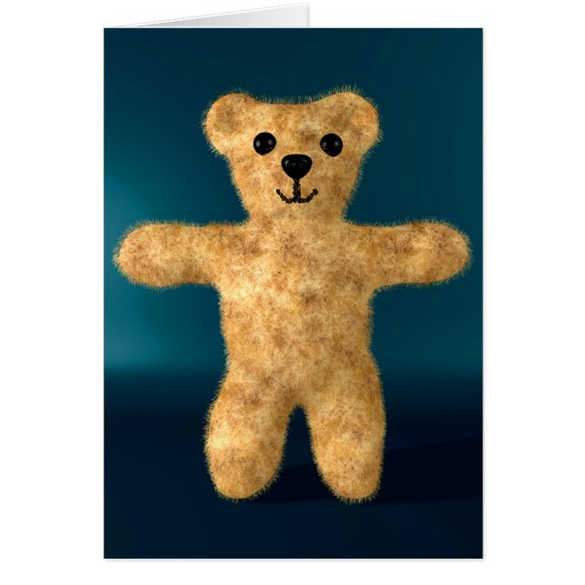 Cartão Urso de Teddy (Frente)