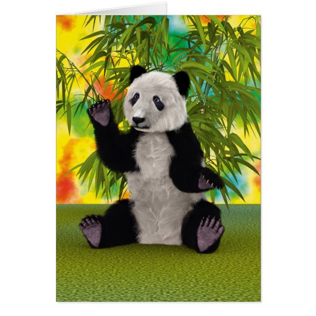 Cartão Urso Panda (Frente)