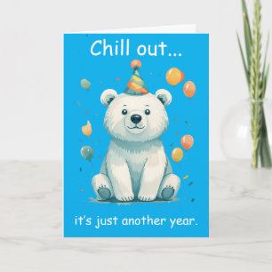 Cartão Urso Polar Aquecimento Global Sarcástico
