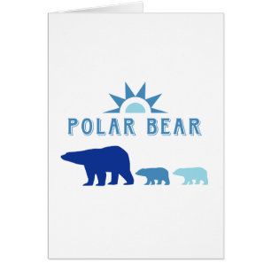 Cartão Urso Polar com Sol