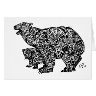Cartão Urso polar expressado