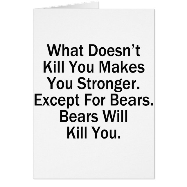 Cartão ursos (Frente)