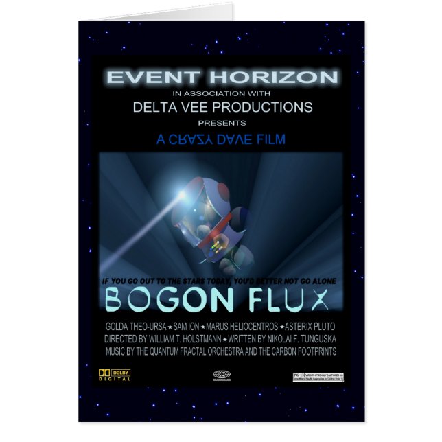 Cartão Ursos De Teddy No Espaço (Frente)