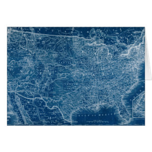 Cartão US Map Blueprint