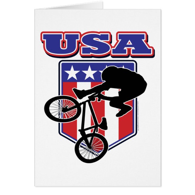 Cartão USA BMX Biker (Frente)