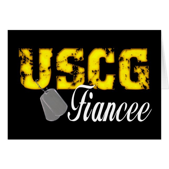 Cartão uscg99fianceeblk (Frente Horizontal)