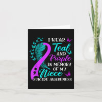 Use Verde Teal Roxo Em Memória Da Minha Sobrinha S