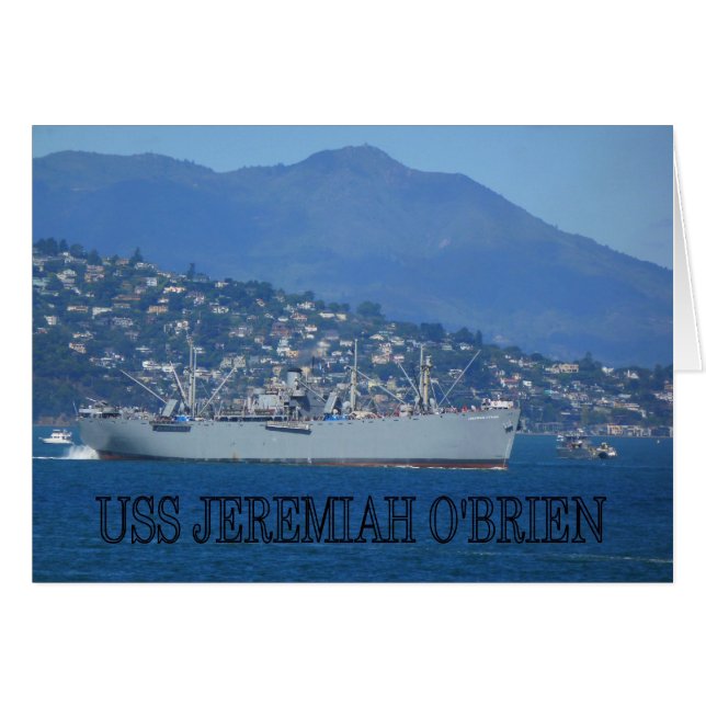Cartão USS Jeremiah O'Brien (Frente Horizontal)