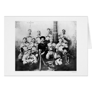 Cartão USS Maine Baseball Team 1898