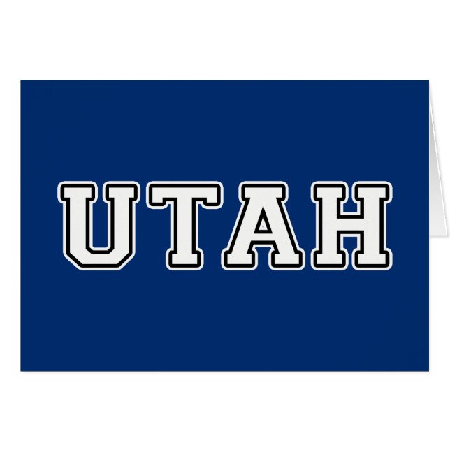 Cartão Utah (Frente Horizontal)