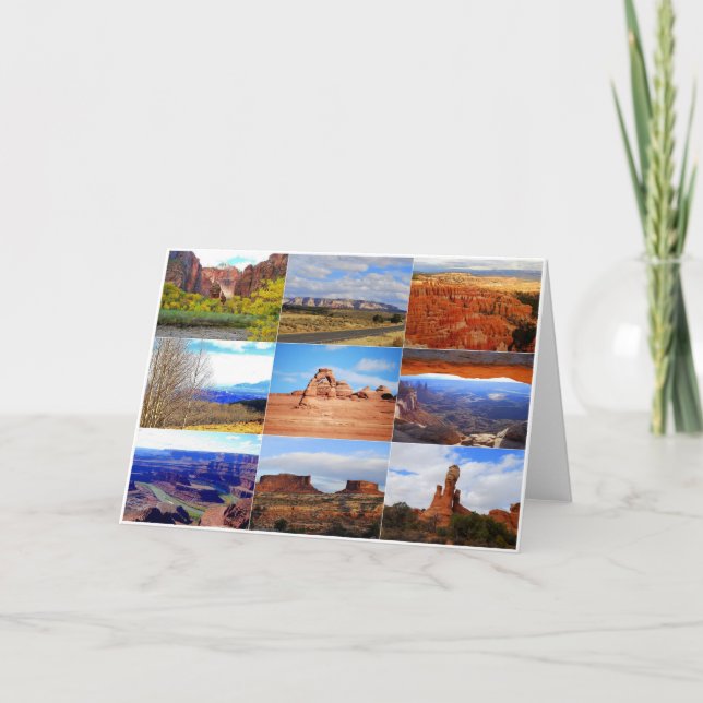 Cartão Utah Collage (Frente)