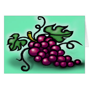Cartão Uvas