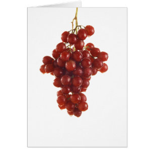 Cartão Uvas Vermelhas