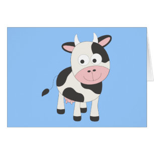Cartão Vaca branca