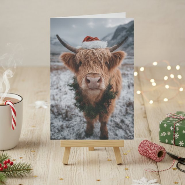 Cartão Vaca das Terras Altas de Natal  (Criador carregado)