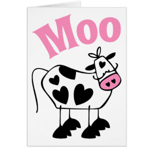 Cartão Vaca do MOO