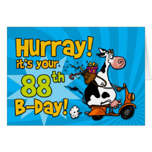 Cartão vaca do patinete do BD - 88