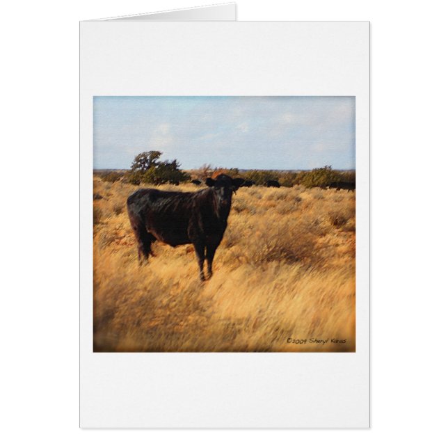 Cartão Vaca no Intervalo (Frente)