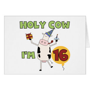 Cartão Vaca santamente eu sou 16 camisetas e presentes