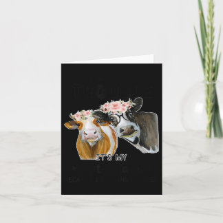 Cartão Vaca Se Enfrentarmos Problemas, É Minha Culpa De B