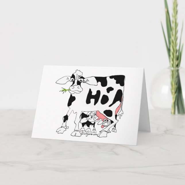 Cartão Vacas ele que vai? (Frente)