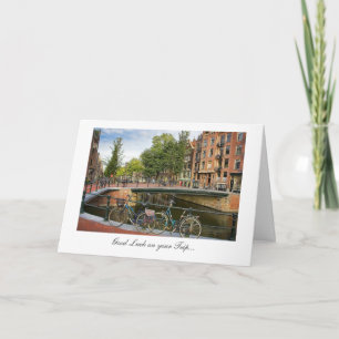 Cartão Vacation Good Luck - Amsterdam Canal Crossing