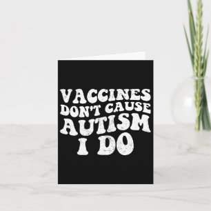 Cartão Vacinas para adolescentes não causam autismo I Do1
