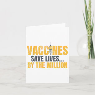 Cartão Vacinas Salvem Vidas_ Vacinação Sensibilização