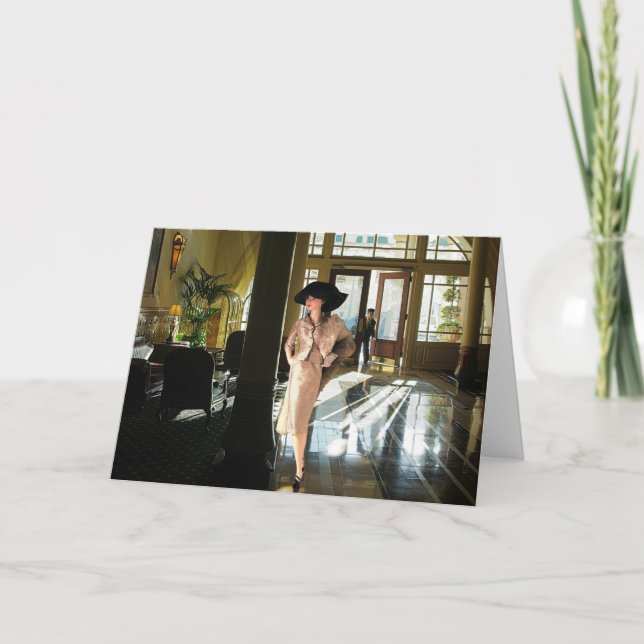 Cartão Vaga Virtual de Veda, Hotel Driskill, Austin TX (Frente)