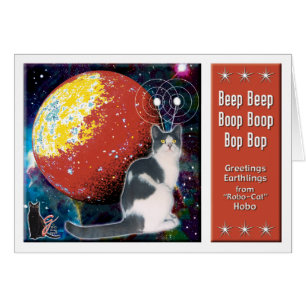 Cartão Vagabundo do Robo-Gato