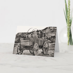 Cartão Vagão coberto velho