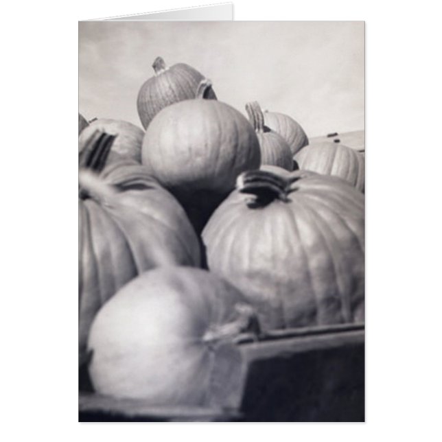 Cartão Vagão da abóbora (Frente)