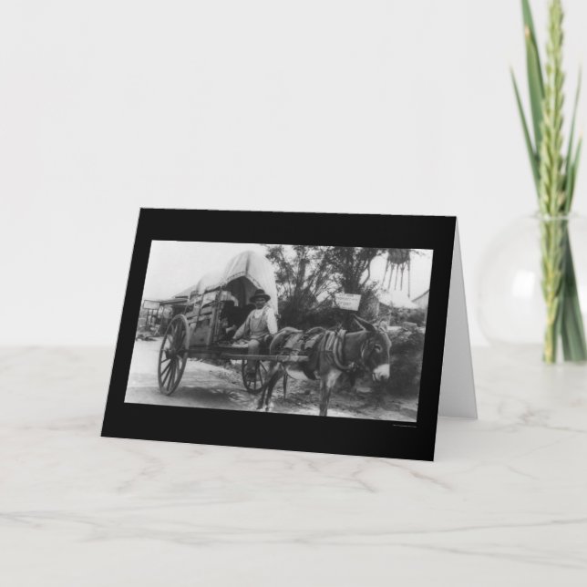 Cartão Vagão Emigration mexicano 1912 (Frente)