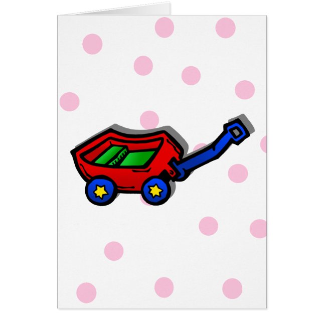 Cartão Vagão vermelho (Frente)