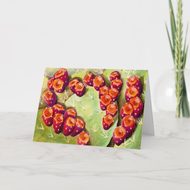 Cartão Vagens do cacto (Frente)