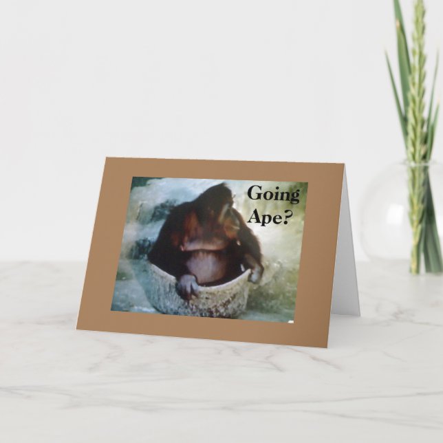 CARTÃO "VAI À APE?" 60º HUMOR DE ANIVERSÁRIO (Frente)