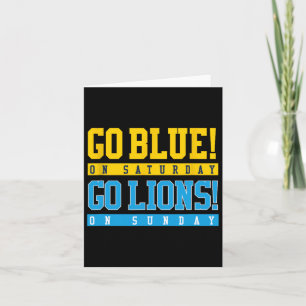 Cartão Vai Azul! No Sábado, Leões! Futebol Domingo