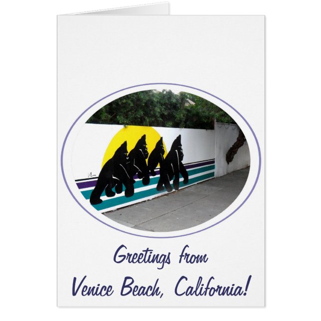 Cartão Vai Gorillas, Vai! (Frente)