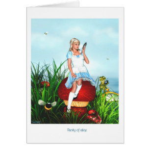 Cartão Vaidade de Alice