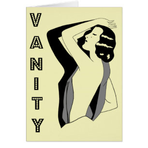 Cartão Vaidade retro do 1920