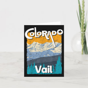 Cartão Vail Colorado Mountain State Rocky Mounains Tee S