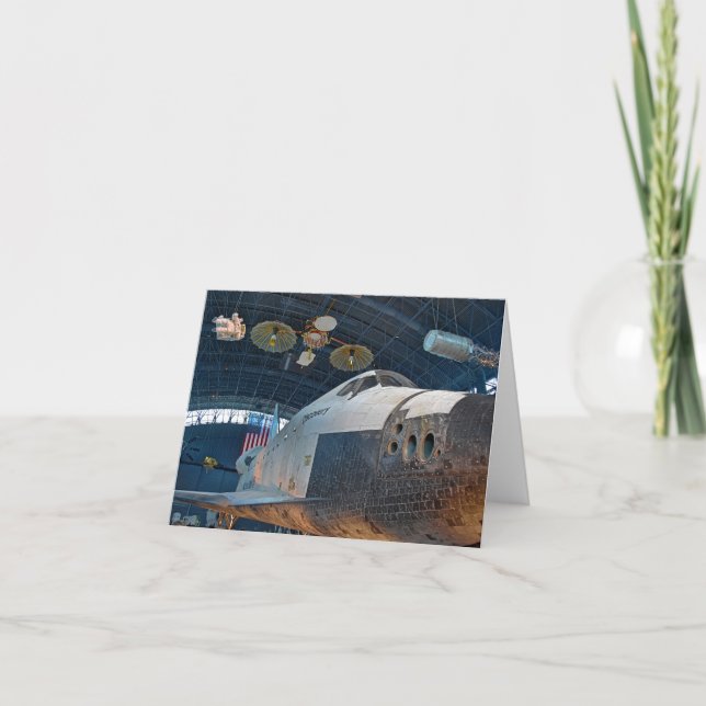 Cartão Vaivém espacial Notecard (Frente)